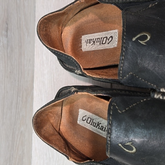 Olukai Mens Moloa Leather Loafer Slip on shoes sz 10.5 - Picture 6 of 14